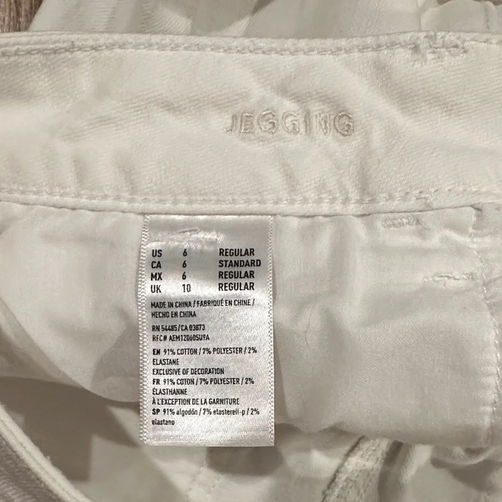 American Eagle Outfitters White Skinny Jeans - Picture 4 of 4